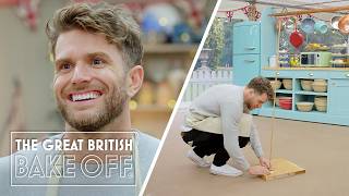 Joel Dommett tries to make a cake TALLER than Sandi Toksvig! | The Great Stand Up To Cancer Bake Off