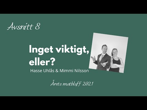 #8 Årets matbluff 2021