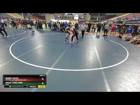 78-88 Lbs Round 1 - Jerry Noto, Fond Du Lac Wrestling Club Vs Wade England, Iowa E820