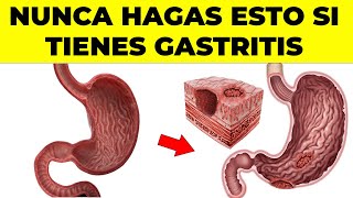 7 errores que si tienes GASTRITIS NUNCA DEBES COMETER