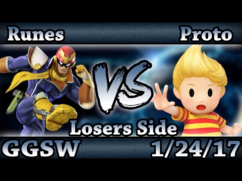 GGSW 17 - Runes (C. Falcon) Vs. Proto (Marth,Lucas) Smash Wii U Losers Side - Smash 4