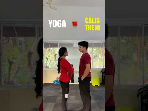 Beginner Yoga vs Intermediate Calisthenics #shorts