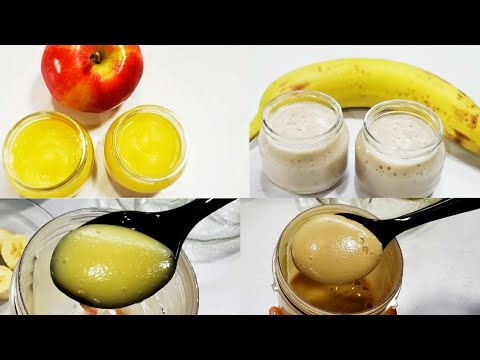 Apple and Banana Puree for Baby | Apple puree | Banana Puree | fruit recipe ideas for babies