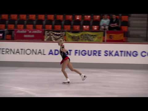 Astrid Pedicillo   SIlver Ladies II Free Skating Oberstdorf 2017