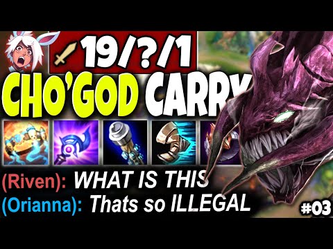This is how an ILLEGAL CHO'GOD SOLO CARRY looks like 🔥 Full Pen Series #03 LoL Top Cho'Gath Gameplay