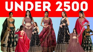 LEHENGAS Haul UNDER ₹2500 😍🔥 Aisa Collection Kahin Aur Nahi Milega 🤩💖 MYNTRA LEHENGA HAUL 🛍️✨