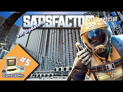 SATISFACTORY #5 - Megalager mit 92 Lagern ist fertig & Zug Lieferung & Details