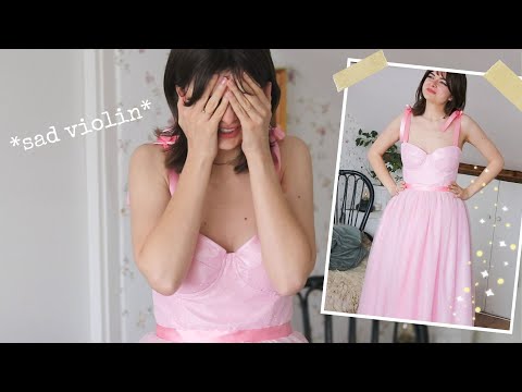 How I Ruined The Glitter Tulle Gown Of My Dreams 😅