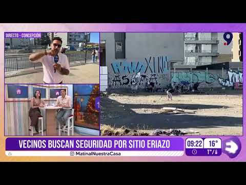 VECINOS BUSCAN SEGURIDAD POR SITIO ERIAZO EN CONCEPCIÓN