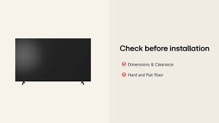 LG 4K UHD TV : Installation Guide – UHD 75 86 – Side Type