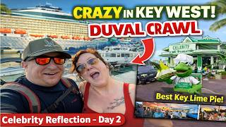 KEY WEST BAR CRAWL 🍹 | Duval Street Gets CRAZY  | Celebrity Reflection Cruise Day 2
