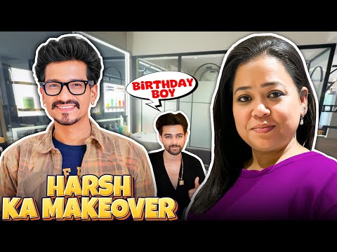 7 Saal Baad Harsh Ka Maine Karwaya Makeover 💆🏻‍♂️😊 | Bharti Singh | Haarsh Limbachiyaa | Golla
