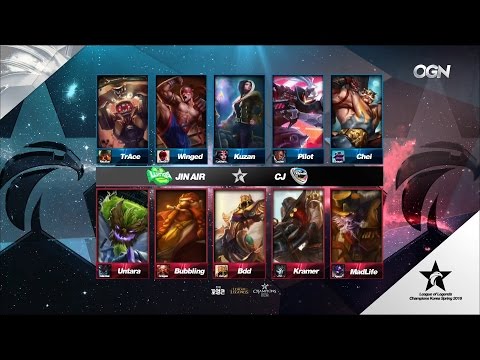 CJ vs JAG Game 2 Highlights - CJ ENTUS vs JIN AIR GREENWINGS - LCK Week 10 - SPRING 2016