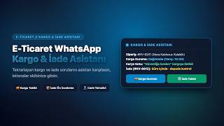 E-Ticaret WhatsApp Kargo & İade Asistanı: Claude ile İade Ön İnceleme + Canlı Te