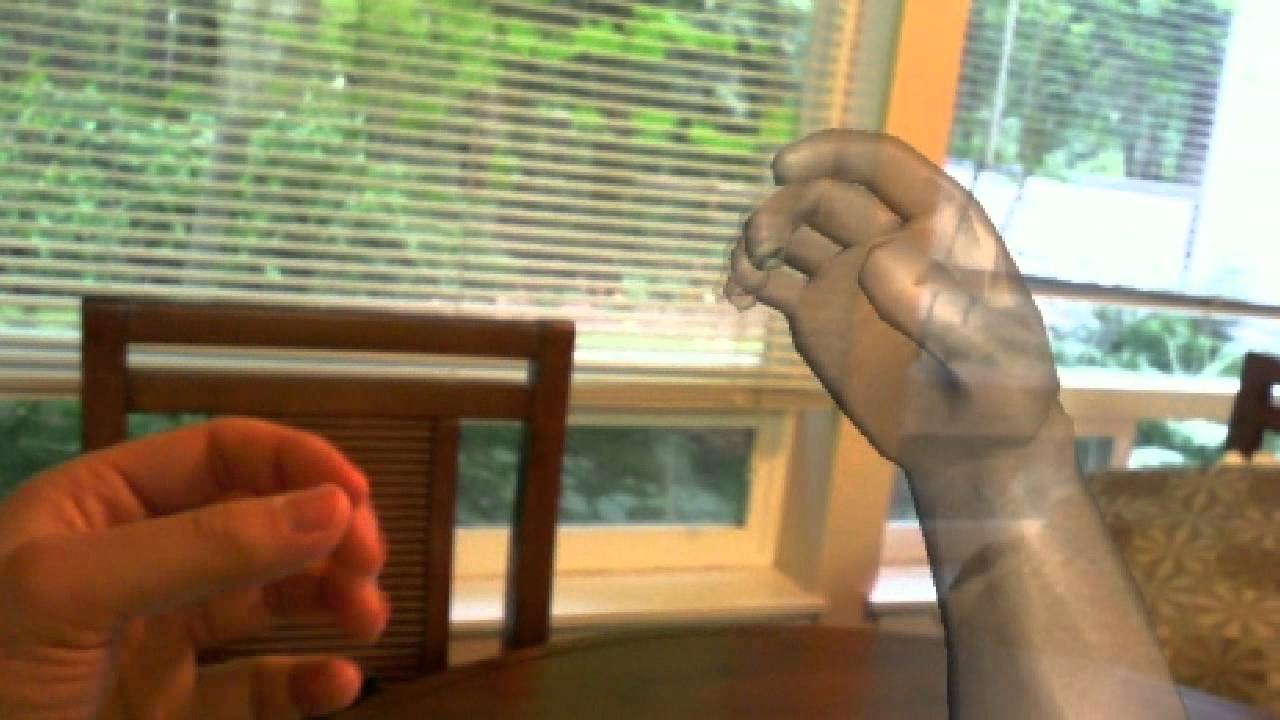 Digits Hand Tracker: Freehand 3D Computer Interaction Without Gloves - YouTube