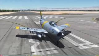 DCS NTTR F-86F Sabre Free Flight Fun