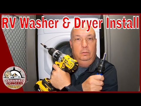 Our Complete Splendide RV Washer Dryer Install / Jarhead & Ginger's Journey