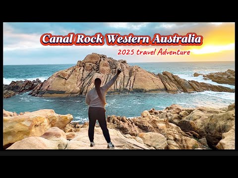 Canal Rock Western Australia Beautiful place you must visit🥰 #tourist #sea #asmr #australia #fyp #fy