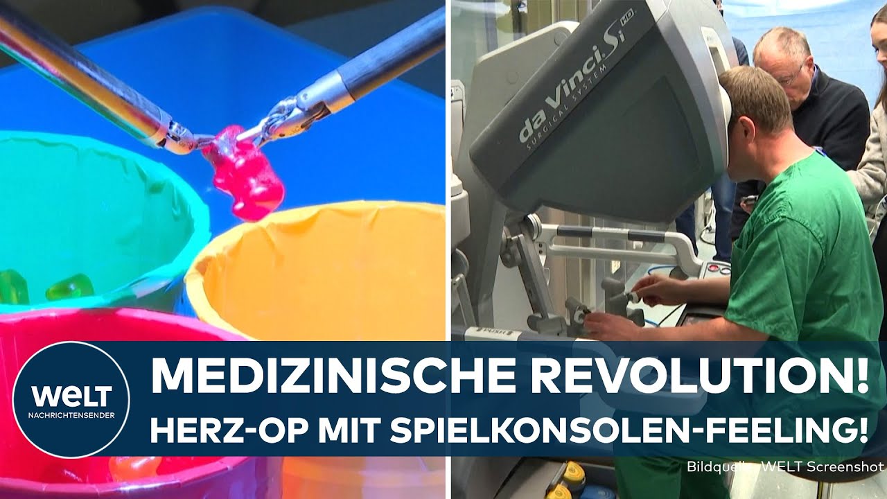 CHARITÉ BERLIN: Revolution der Medizin! Herz-Operation mit der Roboterhand von Da Vinci
