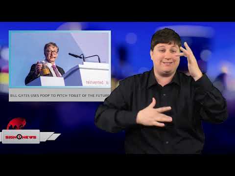 Bill Gates uses poop to pitch toilet of the future (ASL - 11.6.18)