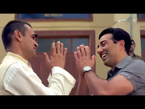 नेता गया रैली की परमिशन लेने इंस्पेक्टर सनी देओल के पास और जो हुआ हँसी रोक नहीं पाओगे कॉमेडी सीन