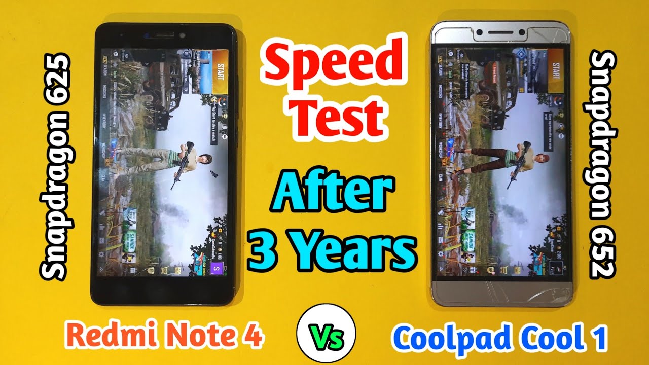 Mi Redmi Note 4 Vs. Coolpad Cool 1Dual  - Speed Test after 3 Years| PUBG Graphics Settings