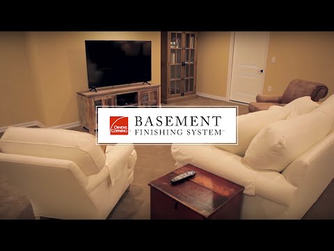 Basement Finishing System - Owens Corning Paintable Wall Panels