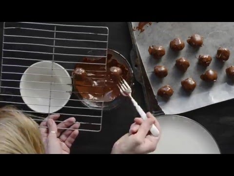 How to Make Chocolate-Covered Peanut Butter Balls
