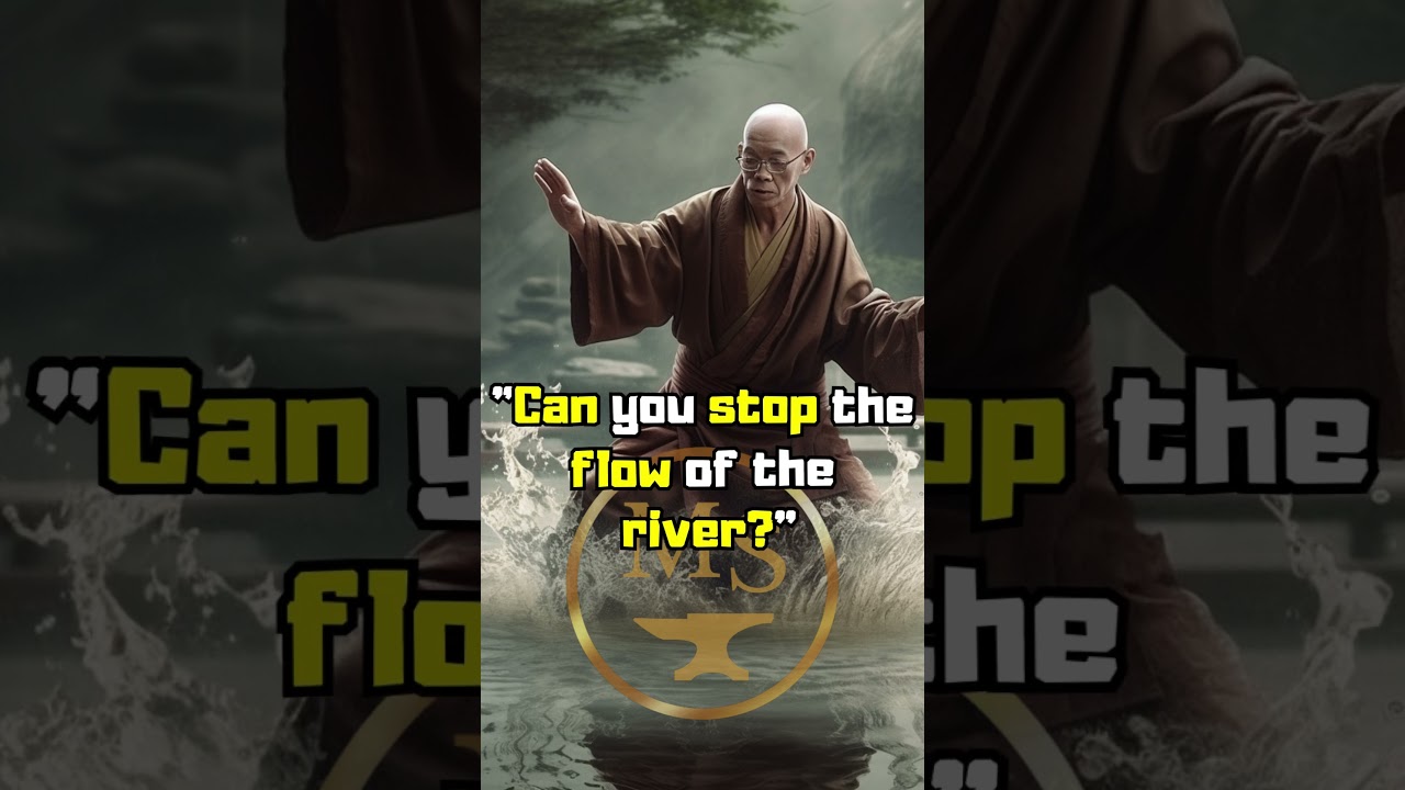Zen Master's teachings about flow of thoughts. #zen #shorts