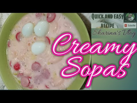 CREAMY SOPAS