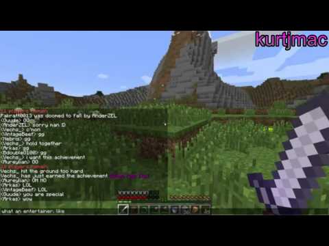 MindCrack UHC Season 17:  Vechs Gets the Achievement "When Pigs Fly"
