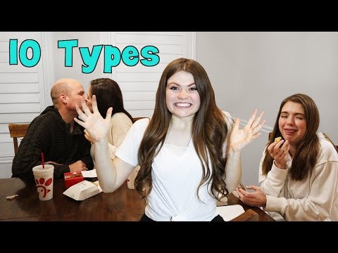 10 Types Of Eaters I AllAroundAudrey