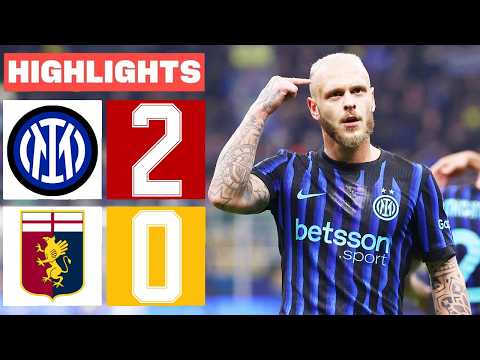Inter Milan vs Genoa 2-0 - All Goals & Highlights 2026 🔥 Federico Dimarco Goal
