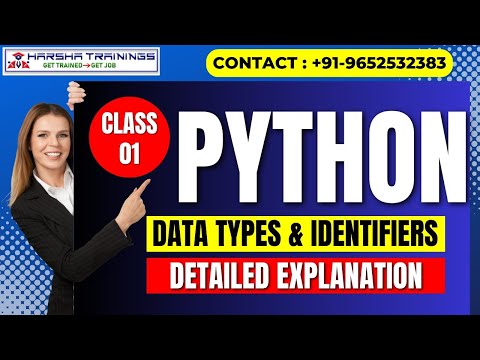 Python Regular Class 01 Data Types Identifiers Detailed Explanation Python Tutorial