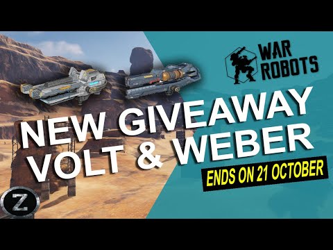 War Robots: NEW GIVEAWAY - VOLT & WEBER | ENDS ON OCTOBER 21