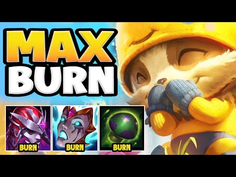 Top Lane's MOST HATED Champ Is 100x More ANNOYING With This Max Burn Build - Teemo League of Legends