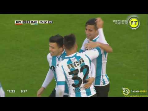Gol de Martínez - River 2 - 3 Racing - Primera División 2016/17 - Fecha 28