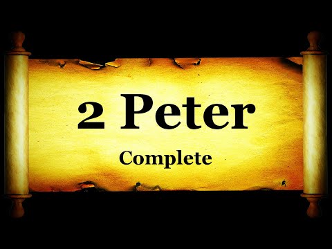 Holy Bible: Book 61 - The Second Epistle General of Peter - KJV Read Along HD 4K Audio Text (N1)