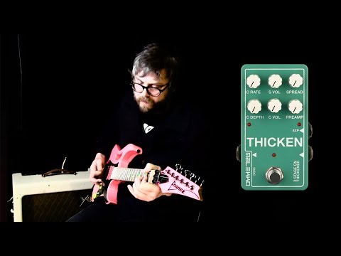 Malekko Thicken Multi-tap Delay / Chorus Guitar Effect Pedal - MTHICKEN image 2