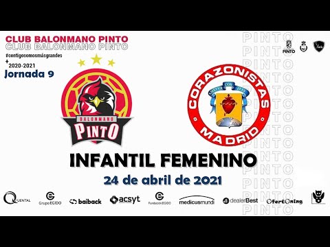 J.9 2º INFANTIL FEM. // G. EGIDO BM PINTO 🆚 BM CORAZONISTAS