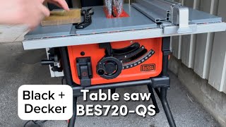 Table saw Black + Decker BES720-QS | elektrisk bordsag