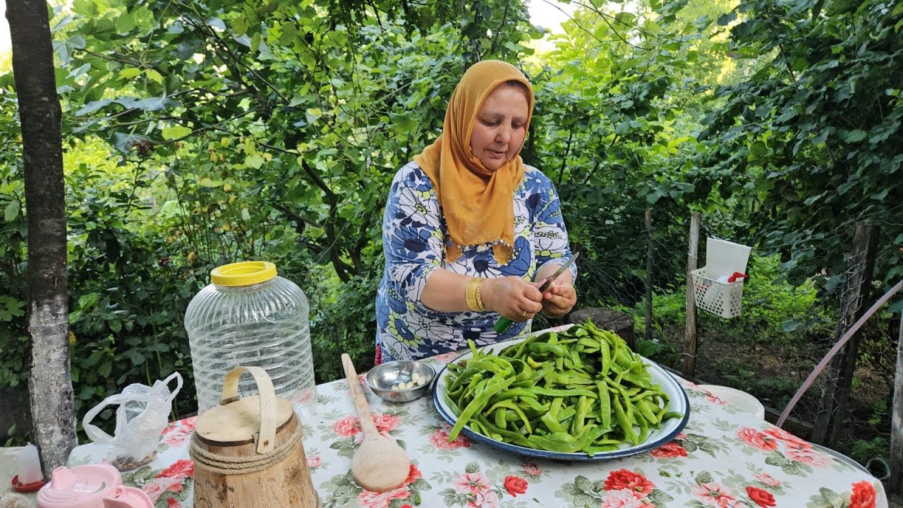 ‼️BOL SARIMSAKLI TAZE FASULYE TURŞUSU‼️