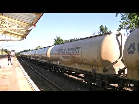 Loaded Cement Freight Move GBRf 66704 6C00 Hellifield 14/07/2021