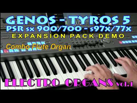 "Electric Organs "Expansion Pack for Yamaha Arranger • GENOS / TYROS 5 / SX900/700, PSRs 970 etc.