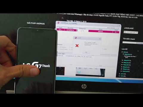 update Android 10 LG G7 ThinQ fix loop Fastboot no Download mode Bootloader locked