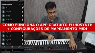 Tudo sobre o App FluidSynth + Mapeamento Remoto Nektar LX61+