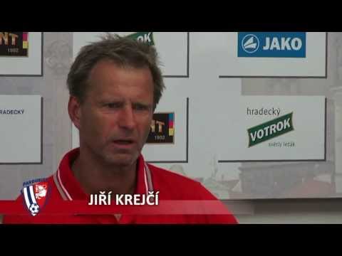 Trenér Krejčí na tiskové konferenci