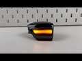 LED dynamické smerovky - Ford Kuga / S-Max / C-Max (2006->) oranžové s dymovým sklom - Video Youtube