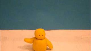 preview picture of video 'The Little Yellow Man (stop motion plasticine animation)'