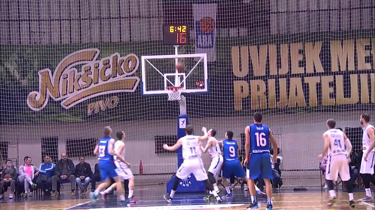 ABA Liga 2015/16, Round 20 match: Sutjeska - Igokea (16.1.2016)